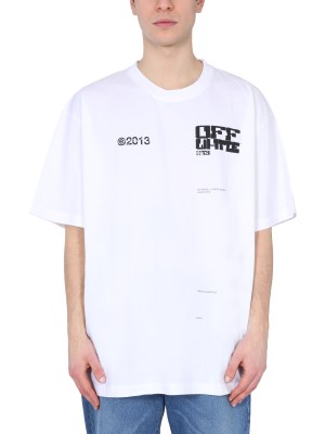 楽天ランキング1位 楽天市場 正規取扱店 送料無料 オフホワイト Off White Crew Neck Tシャツ メンズ Omaa038 S21jer 楽天海外直送 Style Lux 在庫あり 即納 Anat Bar Co Il