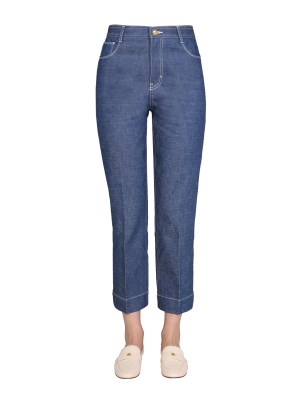 ★Tory Burch★キックフレア デニム ジーンズ cropped-flare-jeans-front.