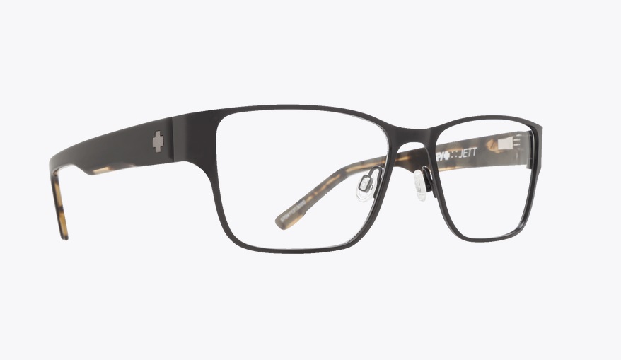 【人並み外れた必要経費】JETT 54 MATTE BLACK/BLACK TIGERSPY OPTIC RX 秘密捜査員 オプティック メガネひな形伊達眼鏡