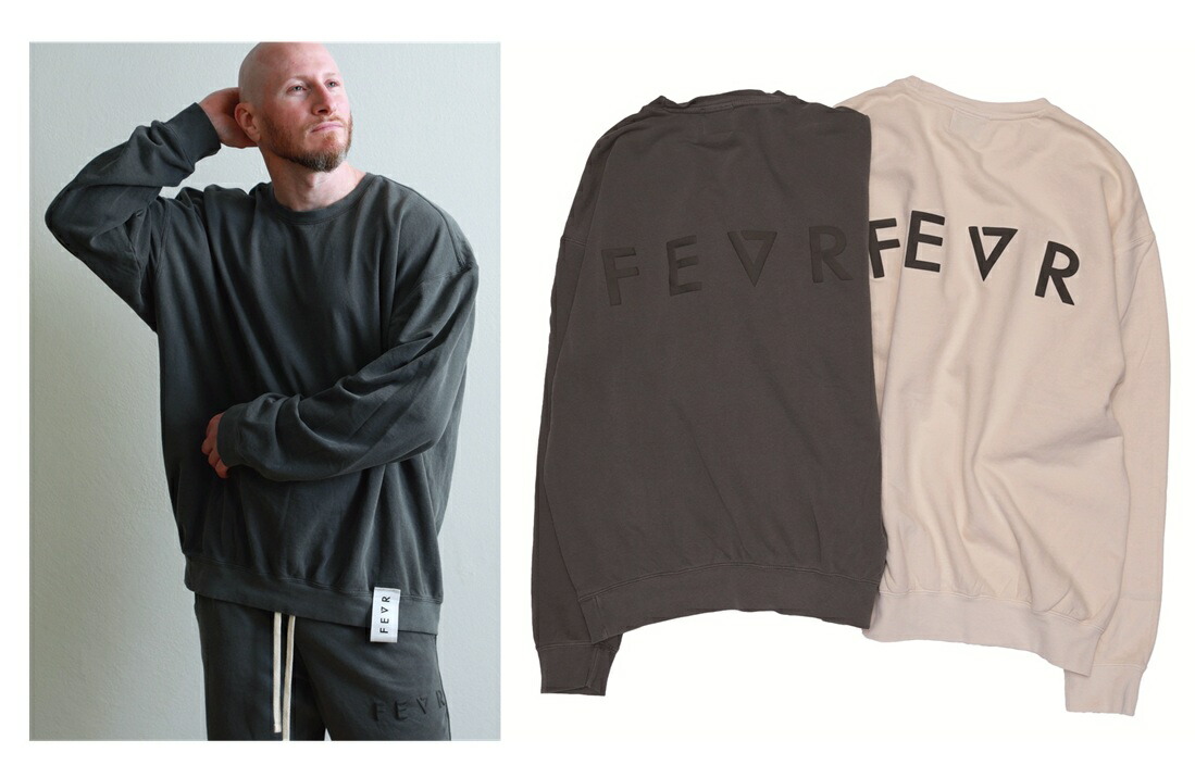 スウェットシャツ フォーエヴァーFEVR FORM LOGO DYE FLEECE SWEATER F318FOREVER EXPERIENCE VIA RESEARCH SURF フォーエバー11000|スアヴトライブ
