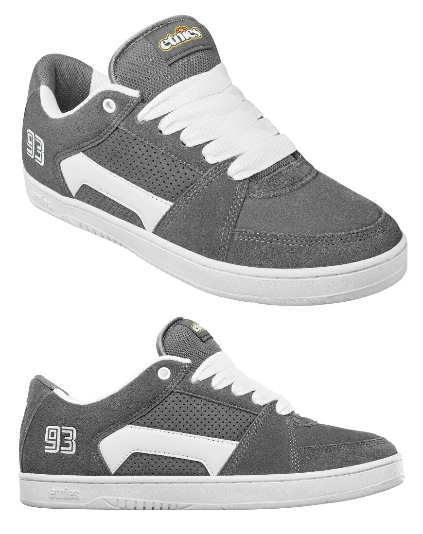 MC RAP LO GREY/WHITE ETNIESエトニーズ シューズ 靴 スニーカー 滑るAIDAN CAMPBELL、BARNEY PAGE、CHRIS JOSLIN、MATT BERGER、NICK GARCIA、NASSIM LACHHAB、RYAN LAY、RYAN SHECKLER、TREVOR MCCLUNG スニーカー-靴