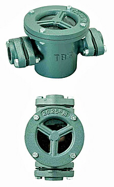 結核症式砂取器 (鋳鉄製)ＴＢ3736 50A 東邦製作