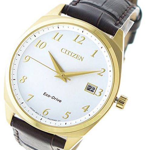 【寸法押さえる】メンズウォッチ・レディースウォッチ シチズン  EO1172-05A  CITIZEN エコ運転 Eco-Drive 36粍 白文字記号盤3針 ゴールド容れもの 差し上げ物 差し上げ物