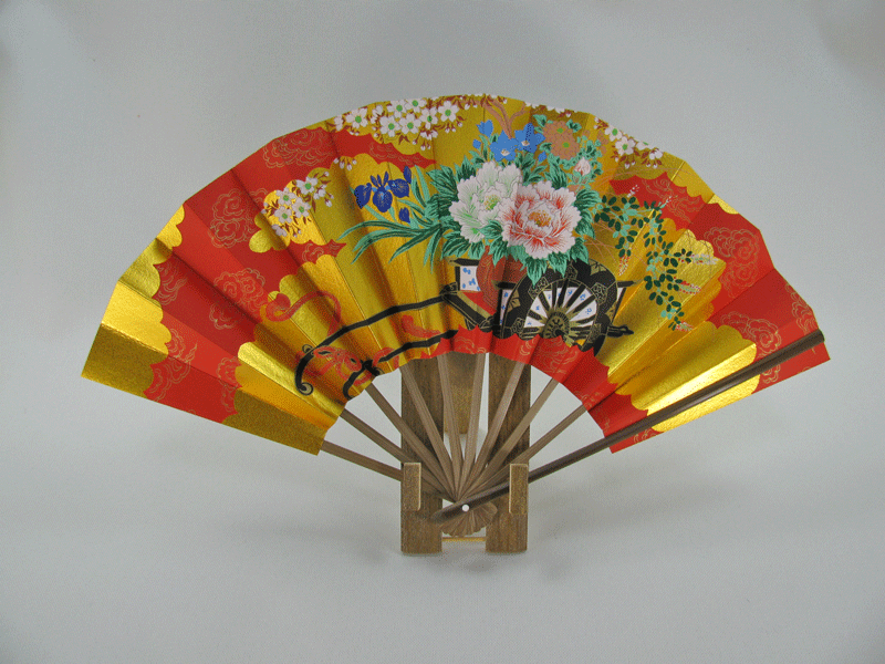 楽天市場】飾扇 名古屋城/カキツバタ(9.5寸) 飾扇子 飾り扇子 記念品