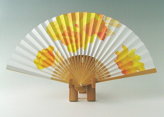 源氏物語扇子セット EARTH ］扇子セット 綿×UpDRIFT™（#141 FOREST GREEN）箱入り