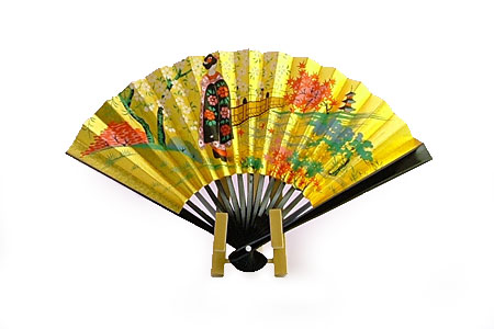 楽天市場】飾扇 名古屋城/カキツバタ(9.5寸) 飾扇子 飾り扇子 記念品