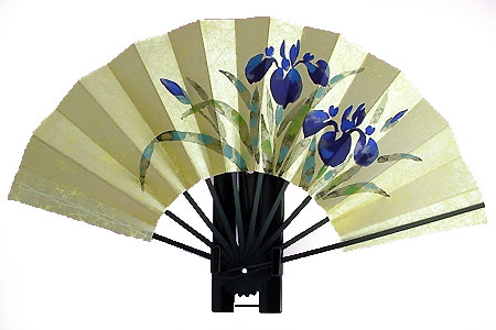 楽天市場】飾扇 名古屋城/カキツバタ(9.5寸) 飾扇子 飾り扇子 記念品