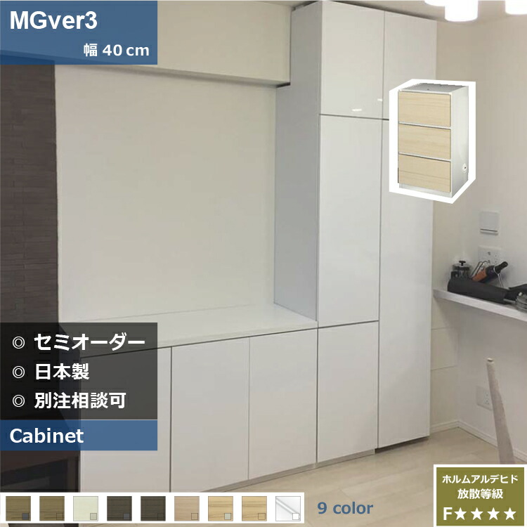壁面収納 FW D47 mini 40-H テレビ台 つっぱり 本棚 デスク TVボード 収納棚 食器棚 転倒防止 収納 日本製 セミオーダー リフォーム 家具 パームループ すえ木工