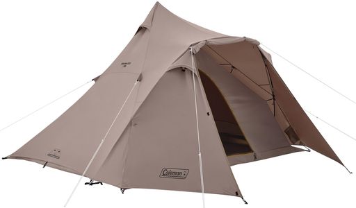 Coleman(コールマン) テント ワイドティピー/3025 キャンプ 防災 組み立て簡単 前室付き 4~5人用 耐水圧2000mm ペグ、ロープ、ハンマー、収納ケース付属 空気循環システム搭載|シュガーライトSTORE