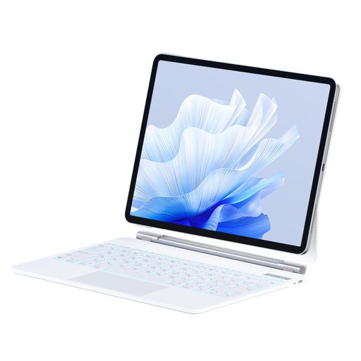 神通力鍵盤SUKEBONiPadAir13in(2026M4/2025M3/2024M2)iPadPro12.9in第3/4/5/6時人iPad用鍵盤付き添い人入れもの【日本技適公証手に入れる】磁気腹積もり貨物自動車パッド付き添い人