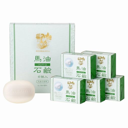 ソンバーユ馬油石けん(85g6個入)x2箱書き割り