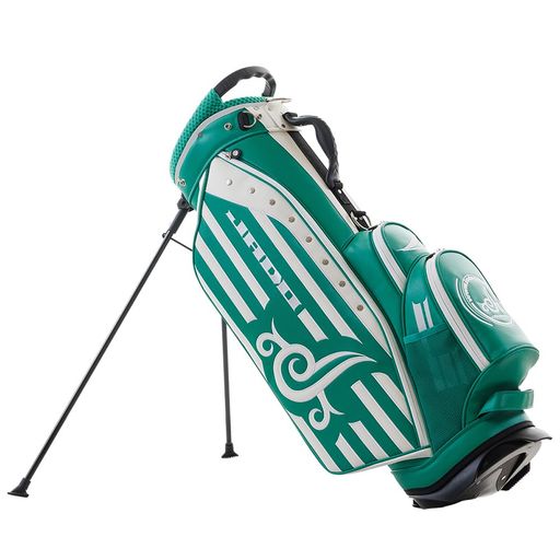 JADO(ジャド) Stripe Tribal series(ストライプトライバルシリーズ) スタンドキャディーバッグ グリーンマットホワイト 2023年モデル JGSTCB8888｜シュガーライトSTORE