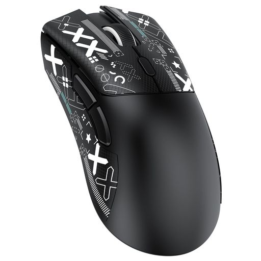 MAMBASNAKExATTACKSHARKR1ゲーミングマウス超軽55プラスマイナス3gワイヤレス2.4G/無線Bluetooth/有線Type-CマウスPAW3311センサー高精度高感度低遅延18000DPI6段DPI調整可能