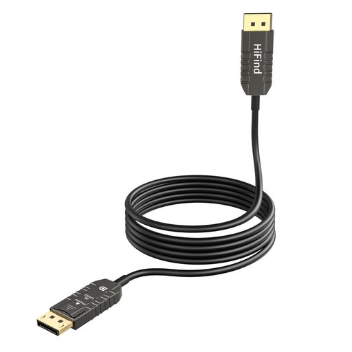グラスファイバーDisplayPort有線テレビ32.4Gbpsディスプレイポートコード8K@60サイクル/4K@144サイクル/2K@240サイクル高リフレッシュゲーミング用DP1.4有線テレビNVIDIARTX4080/4090、AMD7900