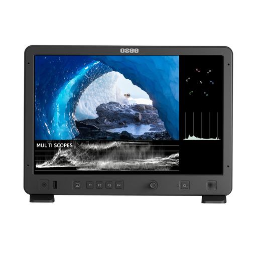 OseeMega15Sカメラフィールドモニター15.4inカラーセルフキャリブレーション、超高明快さ1500編み物、1920x1080盛りだくさん固定ディスク解像力生み出すこと管する、IPS黒いこと見せびらかす4KHDMI3G-SDI