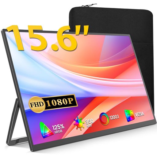 楽天市場】【送料無料】モバイルモニター 15.6インチ 125%広色域 FHD
