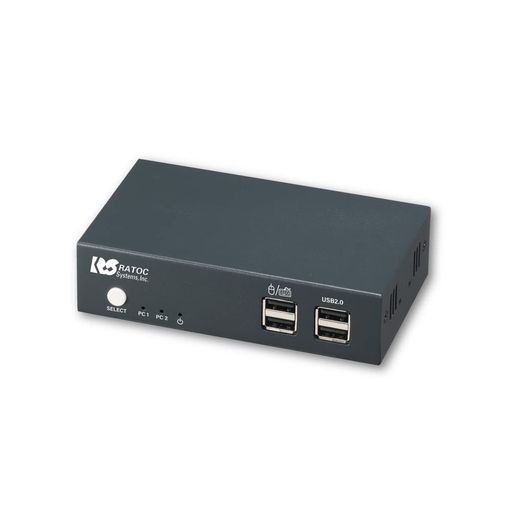 ラトックシステムデュアルディスプレイHDMIパソコン切替器2台RS-250UH2KVMスイッチPCCPU切り替え