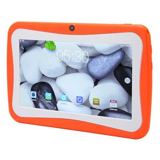 Acogedor キッズタブレット 7インチタブレット for Kids Android 8.0、4GB 32GB、クアッドコア、Bluetooth、WiFi、5500mahバッテリー、128GB拡張、デュアルカメラ搭載 (オレンジ)|シュガーライトSTORE