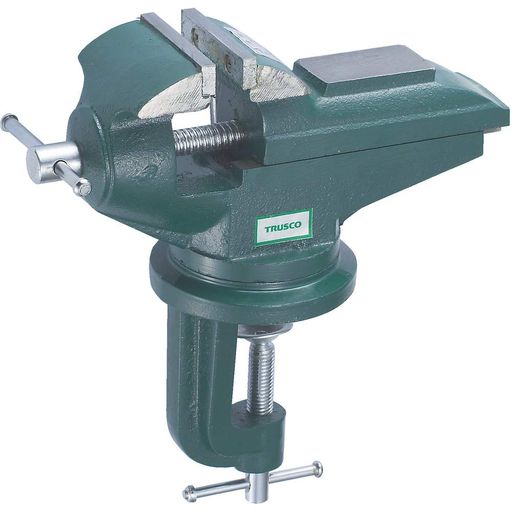 トラスコ中山(TRUSCO) 回転式ベンチバイス 全長164x幅74x高さ212mm BV-50SN|シュガーライトSTORE