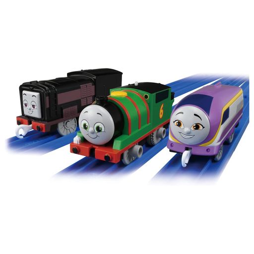 タカラトミープラレールトーマスGOGOトーマスパーシー・ディーゼル・カナのおともだちセット電車おもちゃ3歳以上