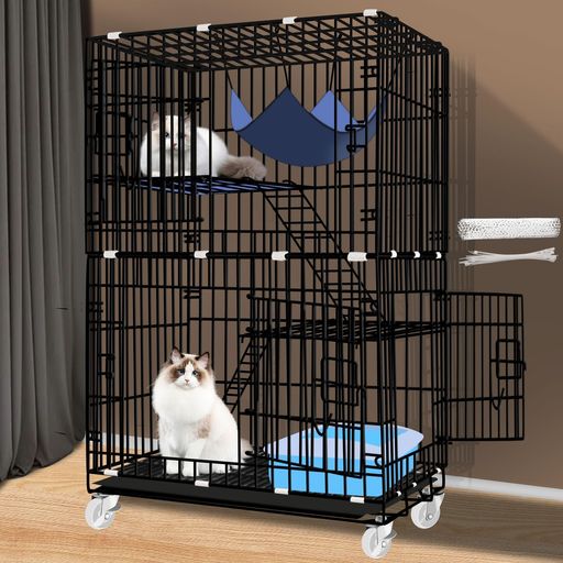 楽天市場】Athvcht 猫ケージ 猫用ケージ猫ハウス 室内用猫のゲージ