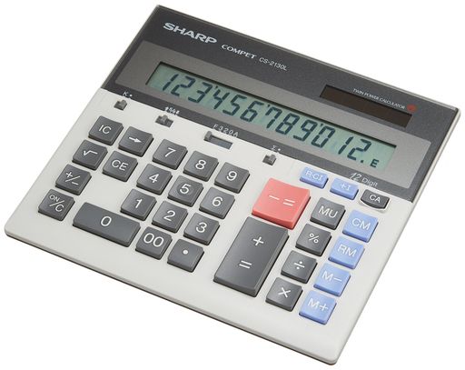 シャープ実務電卓デスクトップタイプ12桁CS-2130L