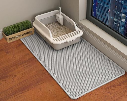 heatcozy猫用トイレマット猫砂取りマット60x45CM/75x55CM/90x60CM/116x66CM複数サイズ猫マット猫砂マット飛び散り防止マット掃除簡単EVA滑り止め防水防カビ臭さ防止マッサージ式高耐久