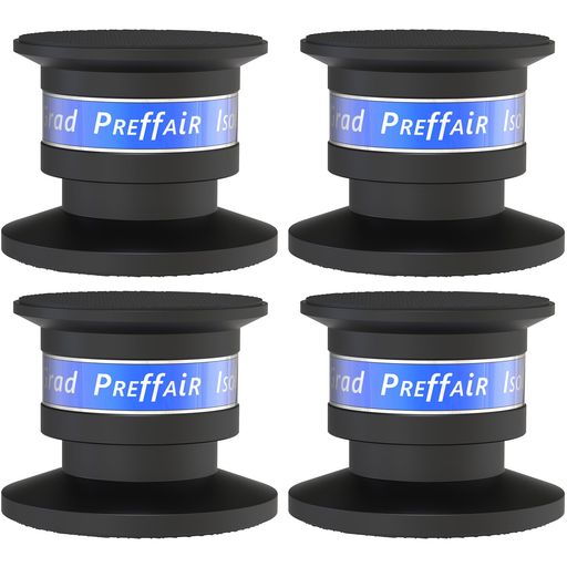 Preffairオーディオインシュレーター音響マニアスピーカー隔離釘、アルミニウム製防振ターンテーブル脚、スピーカー床保護マット、超低音スピーカーダンパー、滑り止めLPビニルレコー…