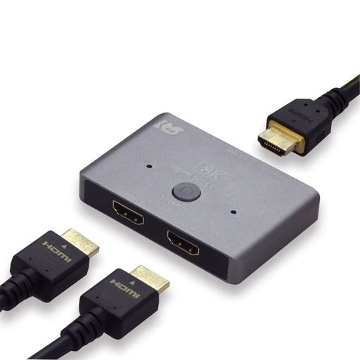 ラトックシステム 8K60サイクル 4K120サイクル 相応う 2インプット1最終生産物 HDMIうつり変わり器 RS-HDSW21-8K 120fps DTS:X