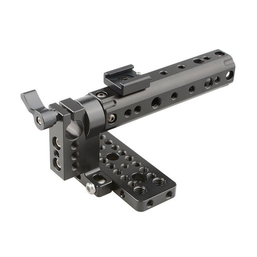 CAMVATEトップハンドルグリップ黒巫女寄せ映画化BMCC用1/43/8M515粍ロッドクランプチーズプレートホットシュー付