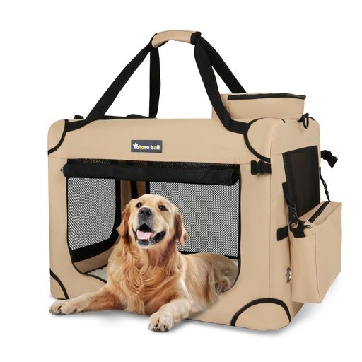 Totoroballホンブルグ帽クレート大型犬大あき場所な犬用クレート折りたたみ愛玩動物伏せ籠4面メッシュ折りたたみ飾り気の無い省空白文字手ごわい耐久洗い濯ぎ能力のある鍵を掛ける付き添い人クレート大型犬