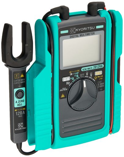 共立灯し火表示計器(KYORITSU)120ARMSAC/DCクランプ付デジタルマルチメータKEWMATE2012RA