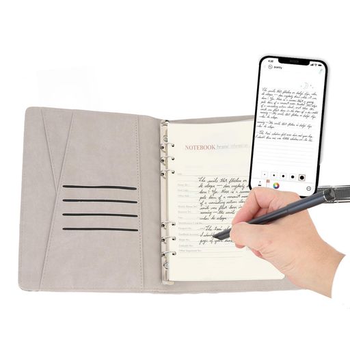 書き込み付き添い人デジタルノートパソ、BluetoothPaperTabletElectronicWritingPad、OCR意識することオフラインストレージリアルタイム同時発生書きとどめるゲーム盤(黒)