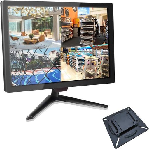 Cocar21.5インチモニター1080PフルHDTFTLCD防犯監視用HDMI/BNC/YPbPr/VGA対応オーディオジャック・VESA壁掛け対応セキュリティカメラ・NVR/DVR用