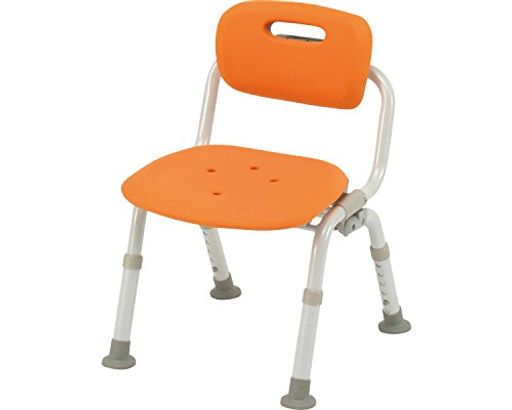 シャワーチェア[ユクリア]コンパクトワンタッチおりたたみN PN-L41421D オレンジ｜シュガーライトSTORE
