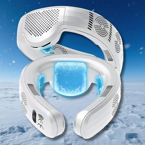 楽天市場】SAMONIC首掛け扇風機ネックファン5段階風量調節大風量