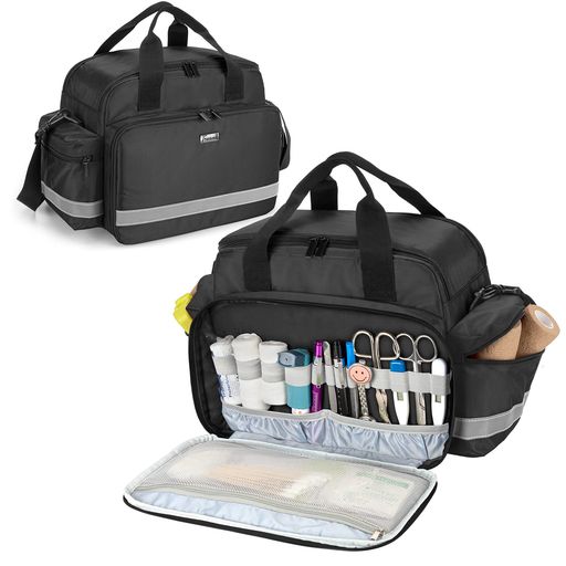 Trunabメディカルバッグ救急バッグ救急箱家庭学校ブラック
