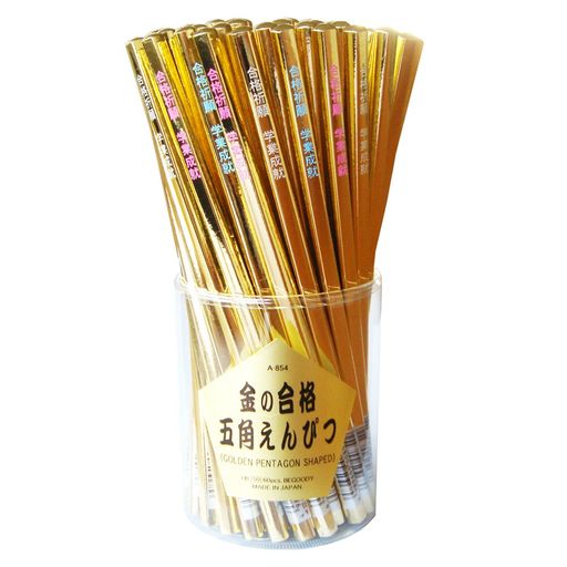 ヒノデワシ金の合格五角えんぴつA-854-B5角軸HB60本入