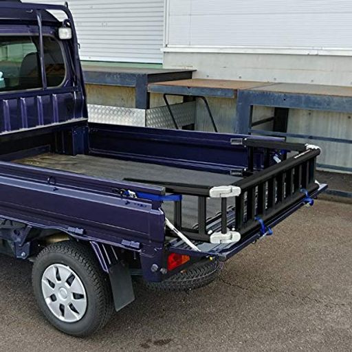 ダートフリーク(Dirtfreak) UNIT トラックランプ 軽トラ用 ラダー バイク積込み 耐荷重400kg ベッドエクステンダー 落下防止 固定ベルト付属 ブリッジ ピックアップ トランポ F0074(旧品番:UN362111)｜シュガーライトSTORE