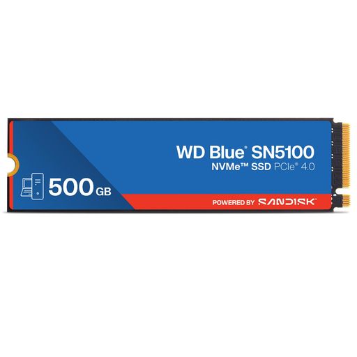 WDBlueSN5100500GBNVMeSSD-M.22280PCIeGen4.0内蔵ソリッドステートドライブ-読み取り速度最大6600MB/秒PC/ノートパソコン用アップグレードストレージ-WDS500G5B0E