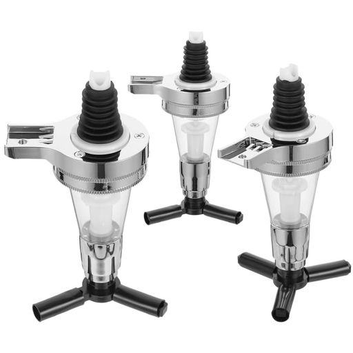 Cabilock3個ウォーターディスペンサーポンプ壁掛け式酒器ショットポアラーワインボトルホルダービバレッジボトル用ディスペンサーパーティー用品