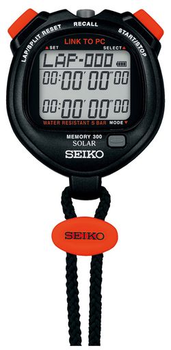セイコーデータ通信ソーラーストップウォッチブロックメモリーSVAJ701