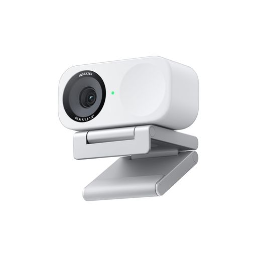 Insta360Link2C原則として版アークティックホワイト-パソコン/Mac用4Kwebカメラ、1/2in検出器、自動小銃フレーミング、HDR、人工知能学ノイズキャンセリング