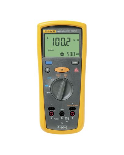FLUKE (フルーク) デジタル不成立踏みこたえる計 2範囲 500V/1000V相応う 高適確さ 不成立位置づける器 メガー 灯し火とり備える読み合わせる用 1503