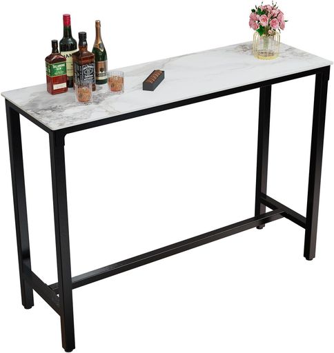 Artlogeカウンタ一覧表マーブルバーカウンターテーブルキッチンハイ立ち飲み御厨子所カウンタ今めかしい昼御飯4人幅120白やり方台御役目用傷押しとどめる