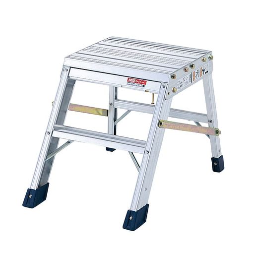 ピカ(PiCa) ピカコーポレイション 踏み台 作業用踏み台 AG-B400 天板43cm 2段 アルミ製 軽量 折りたたみ式 業務用 高耐久 安全設計｜シュガーライトSTORE