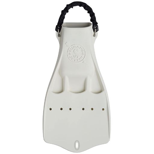 SCUBAPRO ジェットダイビングフィン スプリングヒールストラップ付き(ホワイト、ミディアム)。｜シュガーライトSTORE