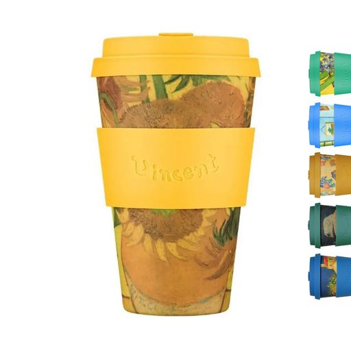 EcoffeeCup(エコーヒーカップ)カップソーサー繰り返し使える環境に優しいVincentVanGogh400ml814041