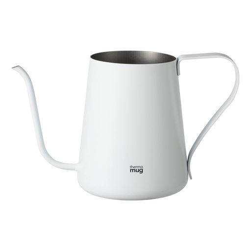 thermo mug(サーモマグ) コーヒードリップポット ホワイト 600ml【TSUBAME DRIP POT】T-DP21 日本製｜シュガーライトSTORE
