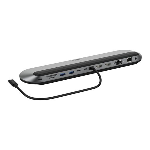 Belkin USB-C ドッキングステーション 11-in-1 4K トリプルディスプレイ対応 2.5Gbpsイーサネット 10Gbpsデータ転送 100W PD対応 SD4.0/microSD3.0 M1/M2 MacBook｜シュガーライトSTORE